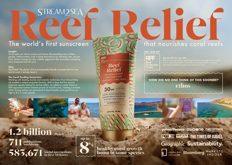 Stream2Sea, Reef Relief: McCann Demand’s Eco-Friendly Ocean Solutions